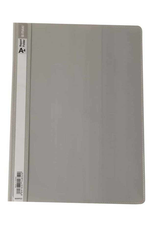 50-Piece A4 Report File Grey Cover
