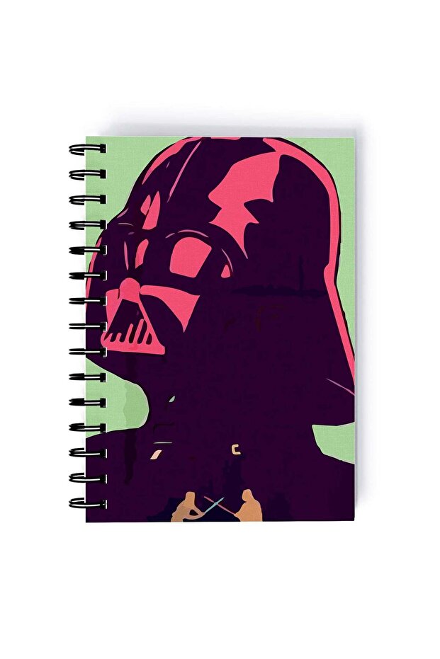 Spiral A5 Notebook Star Wars Neon Style Darth Vader Mandalorian