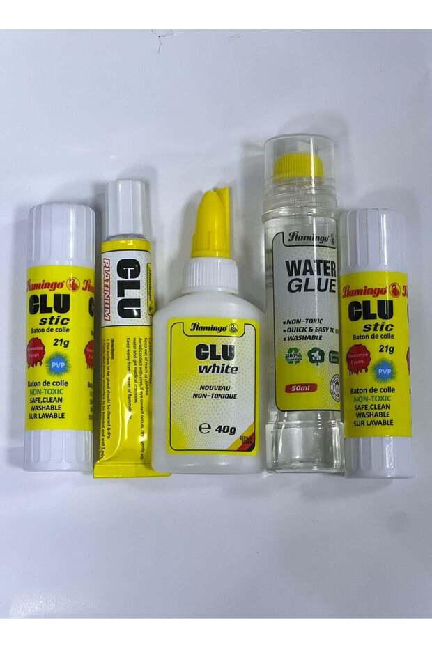 Assorted Multi Purpose Glue 5-Piece Packet with Different types of Glue