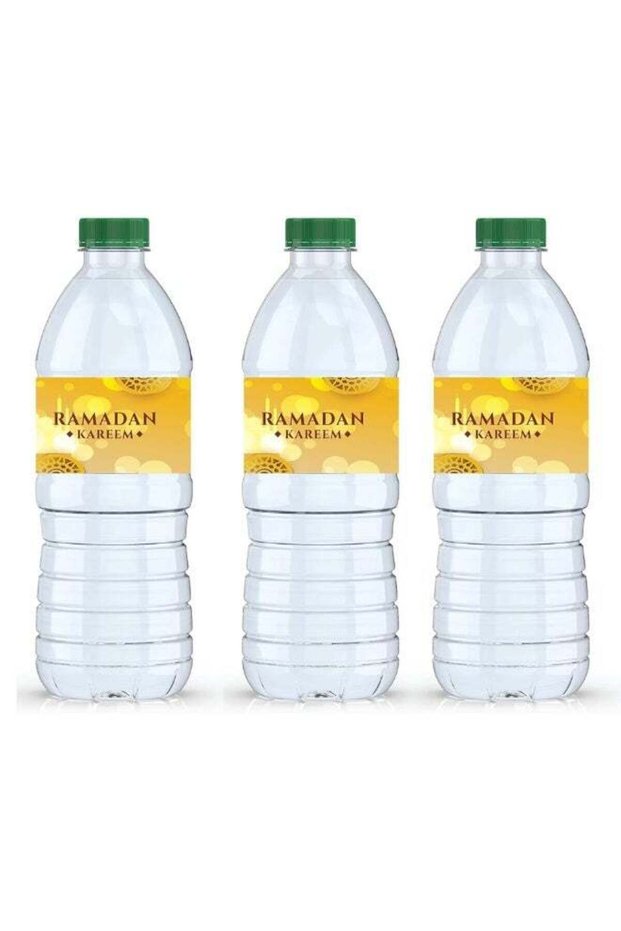 Ramadan Water Bottle Sticker Labels for Ramadan Party Decorations Supplies Set of 20 Pcs Design 2