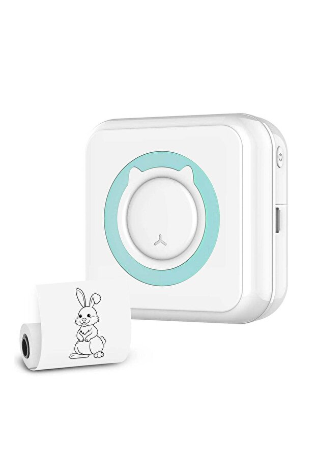 Mini Pocket Sticker Printer, SYOSI 1Pcs Bluetooth Wireless Portable Mobile Printer Machine Thermal