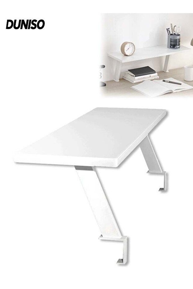 Desktop Organizers and Desk Storage Bookshelf,1 Tier Book Storage,Elevated Rack,Multi Functional St