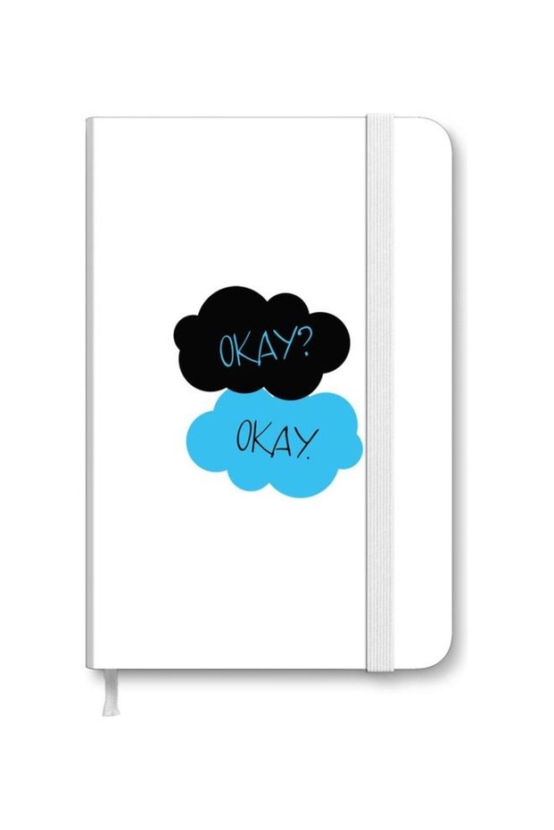 Designer A5 Thick Hardcover Notebook - Okay Multicolour