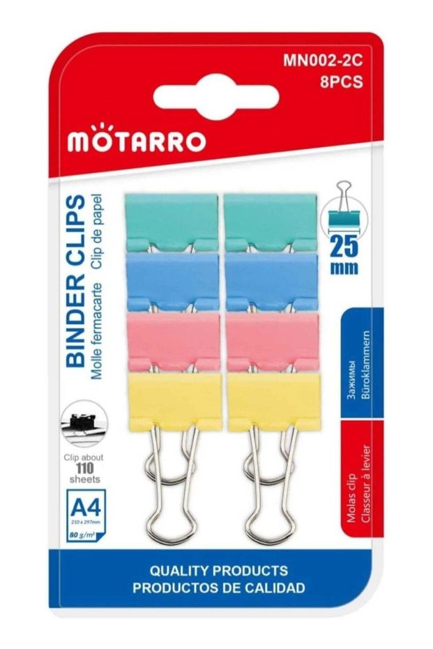 MOTARRO Binder Clips Strong Metal Paper Clips for Office, School & Home Organization MN002-2C