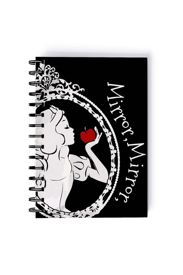 Spiral A5 Notebook Snow White Quote TV Show Classic Cartoon Mirror Mirror