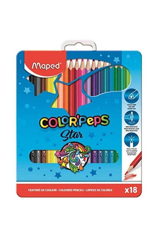 18-Piece Colorpeps Star Colour Pencil Set Multicolour