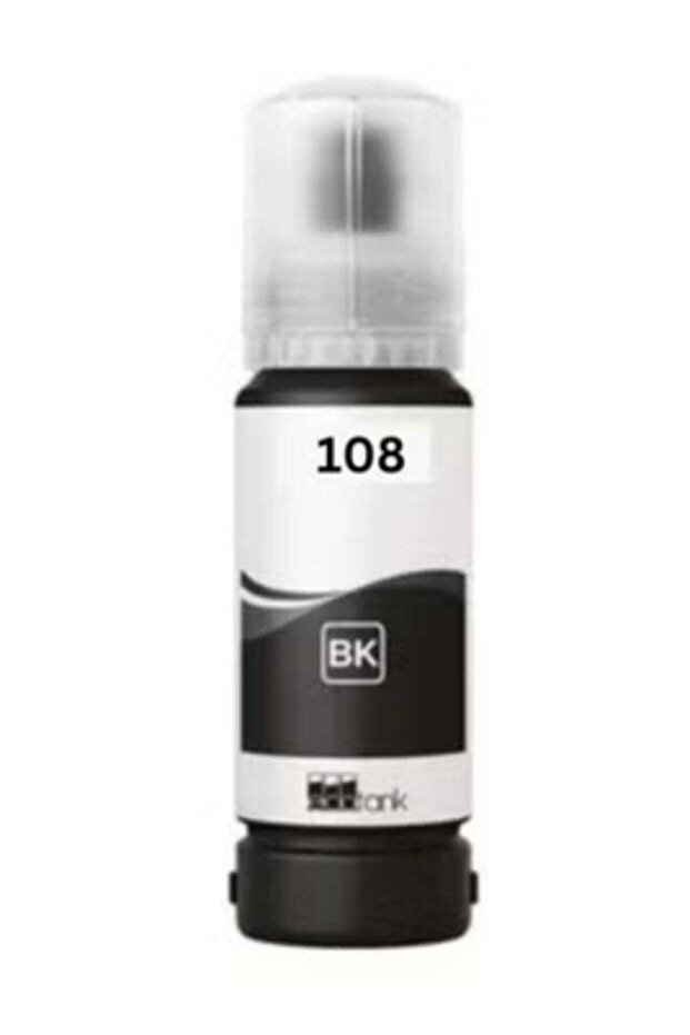 108 Compatible Ink Set For L8050 70 ml Black