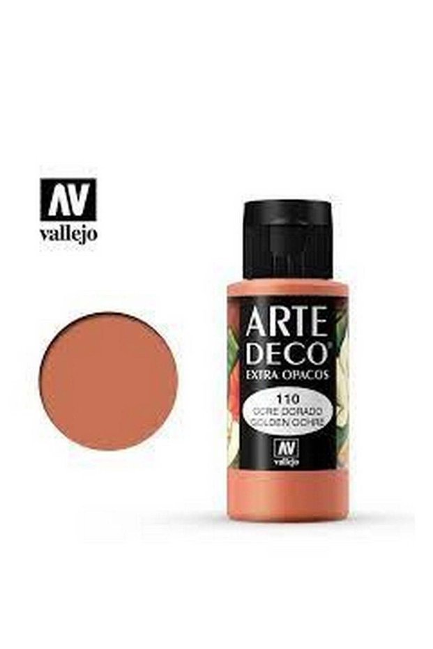 Art Deco 110 Golden Ochre Acrylic Paint 60ml – Premium Quality for Art, Craft & DIY