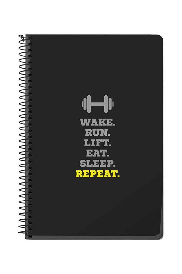 Routine A5 Spiral Notebook Black