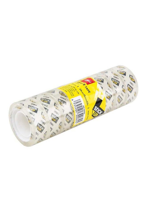 8-Piece Office Tape Set Clear
