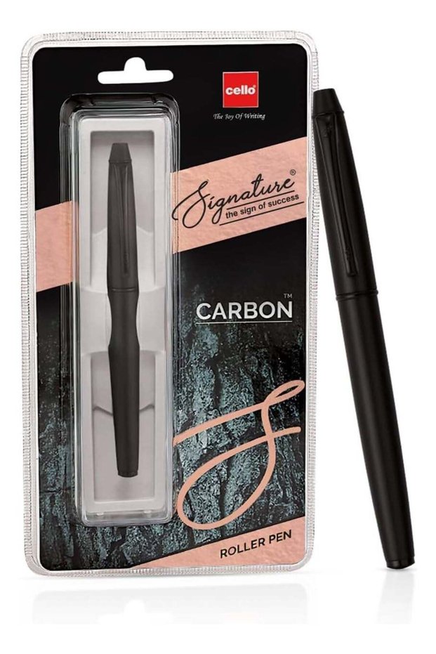 1-Piece Signature Carbon Roller Pen 0.7mm Tip Blue Ink