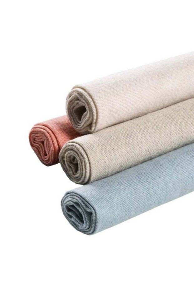 Needlework Fabric, Natural Linen Solid Colored Embroidery, Cross Stitch Cloth, Making Garment Craft