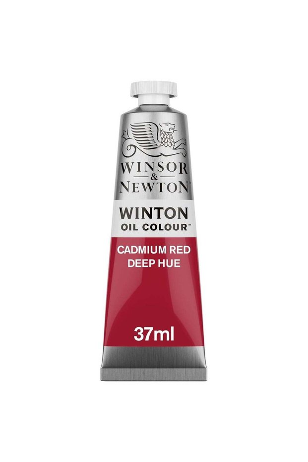 Winton Oil Colour Paint Tube 37ml Content Cadmium Red Deep Hue