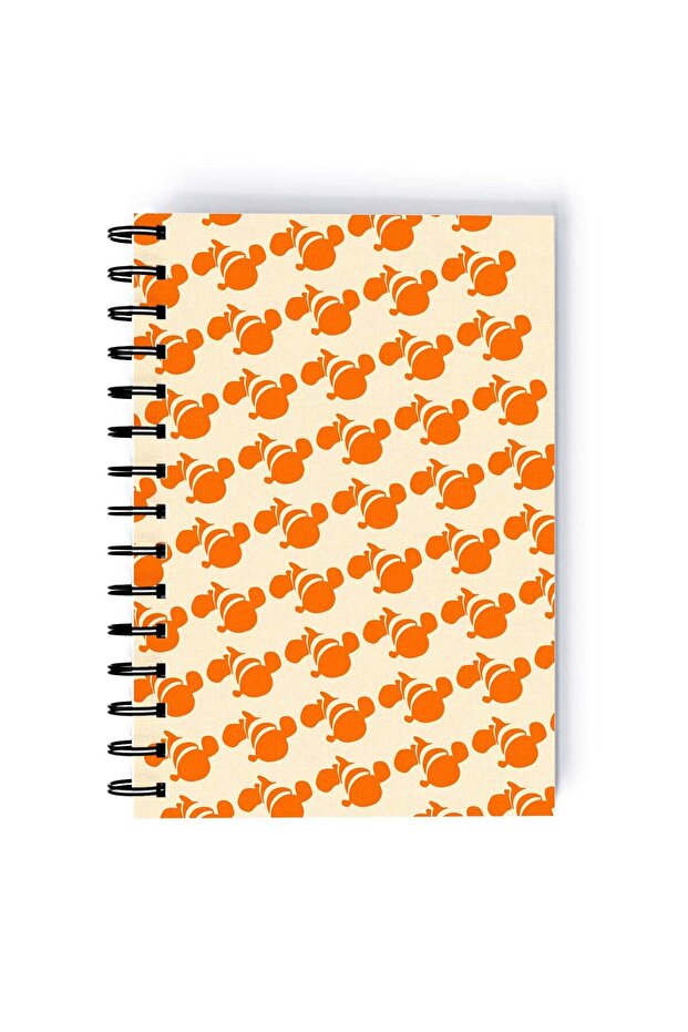 Finding Nemo Printed Spiral A5 Notebook Orange/White/Black