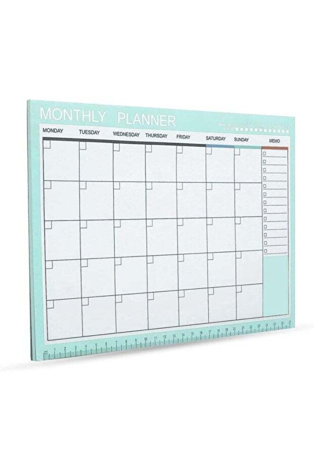 Monthly & Weekly Planner Pads, Undated Make To Do List Calendar Desk Notepad, Chore Chart Planning