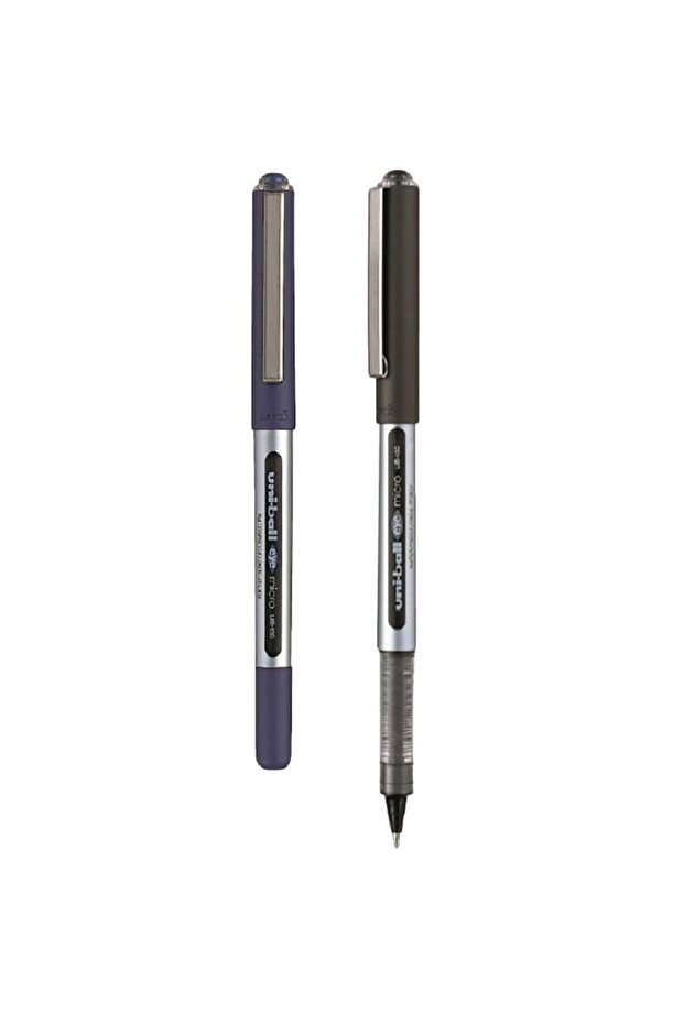 2-Piece Eye Micro Roller Pen Blue and Black Ink
