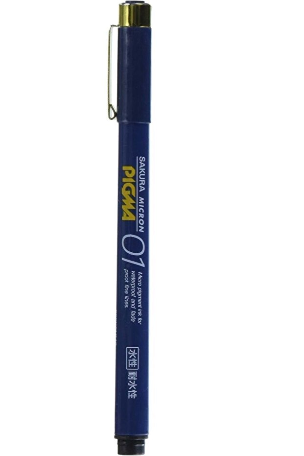 SAKURA Pigma Fineliner Pen ESDK01#49, 0.1 mm, Black, Pigment Ink, 1 pen for illustration