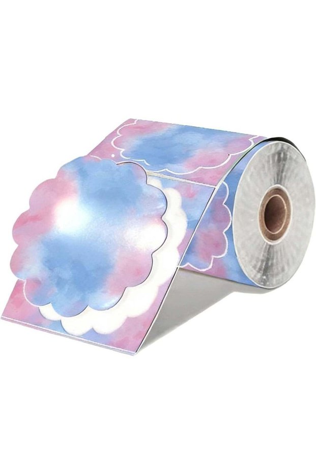 Flower-shaped 5.08 x 5.08 cm hot stickers, self-adhesive direct 5.08 cm round hot sticker labels su
