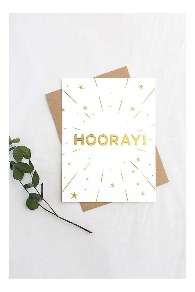 Congratulations, Hooray! Greeting Card - A6, General Greeting Card | Ideal for Special Moments and