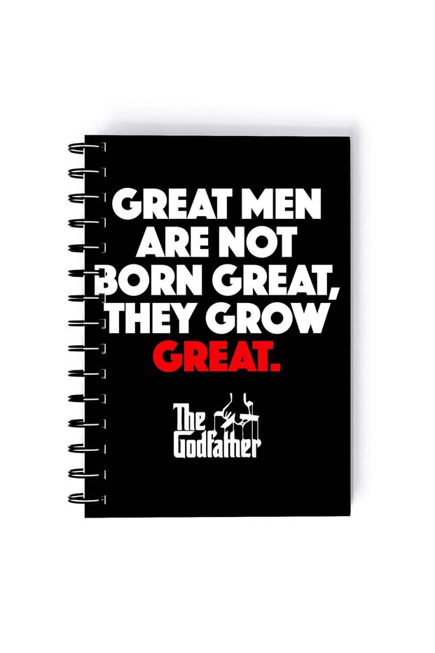Spiral A5 Notebook The God Father Classic Movie Art Great Men Quote The Godfather
