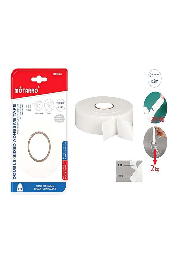 MOTARRO Double-Sided Tape Premium Adhesive for Crafts, Home Decor, Scrapbooking, and DIY Projects M