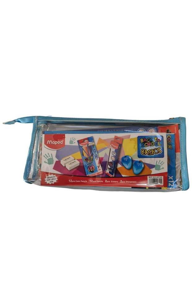 Maped All In One School Stationery Value Pack (Set of 4) Assorted Colors