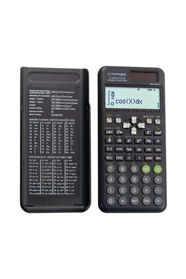 FX-991ES Plus 2nd Generation Scientific Calculator – 417 Functions, Solar & Battery Powered, Natura