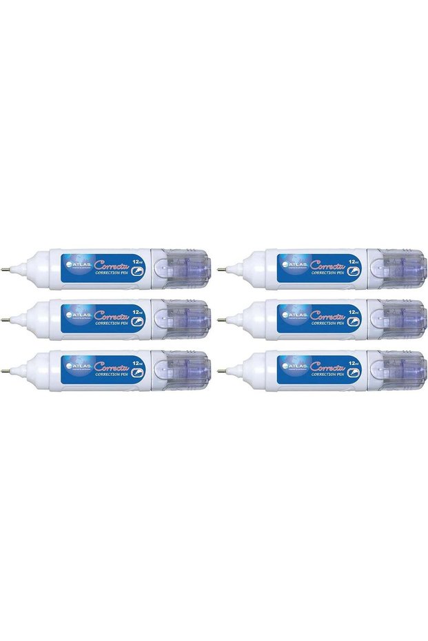 Atlas Fine Point Correction Pen - Pack of 6