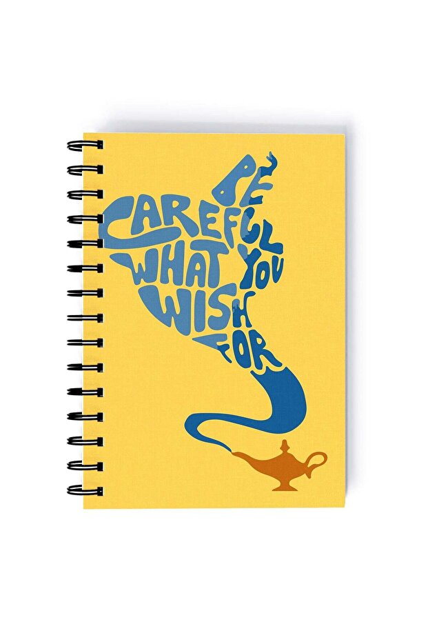 Aladdin Palace Printed Spiral A5 Notebook Brown