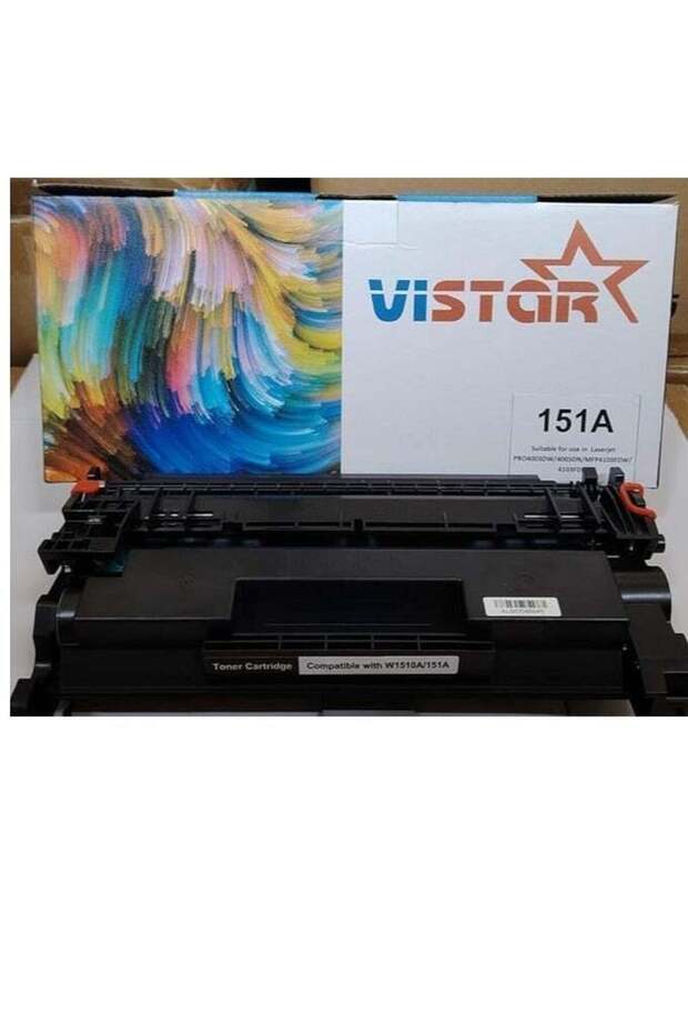 VISTAR 151A with Chip W1510A Black Toner Cartridge Compatible For LaserJet Pro 4003n 4003dn 4003dw