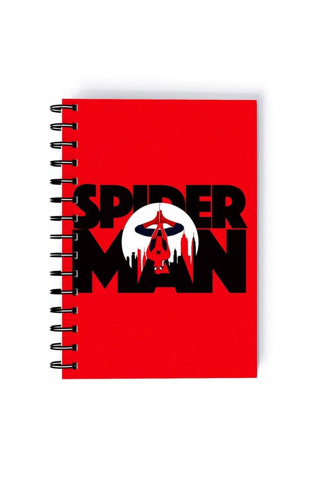 Spiral A4 Notebook Spider Man Upside Down Avengers Peter Parker MCU