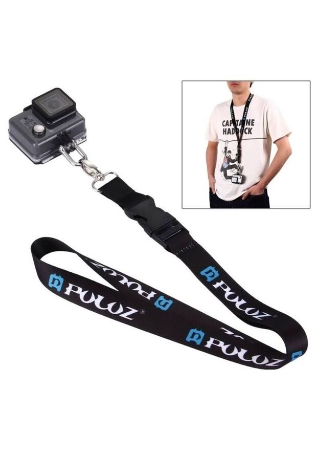 Long Neck Strap Lanyard Sling 60cm Detachable for GoPro Hero11 Black / HERO10 Black / HERO9 Black /