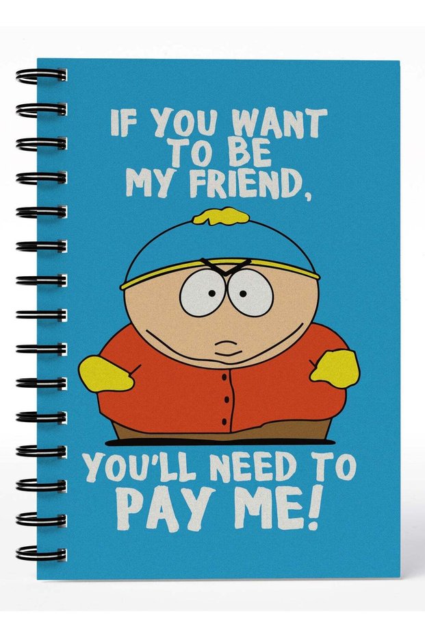 Wirebound Spiral Notebook Be My Friend Funny Quote Lined Writing Journal