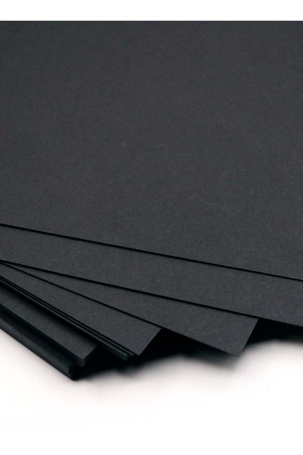 A3 Black Paper 350GSM - Thick Dark Black PaperPremium Quality for Creative Projects