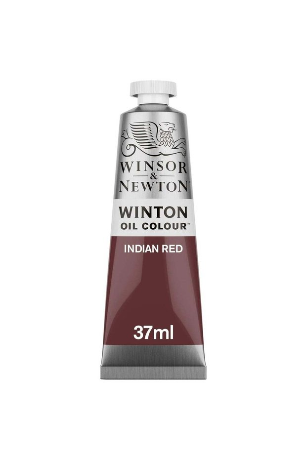 Winton Oil Colour Paint Tube 37ml Content Indian Red