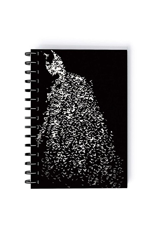Spiral A5 Notebook Batman Gotham Bats Flying Dark Knight
