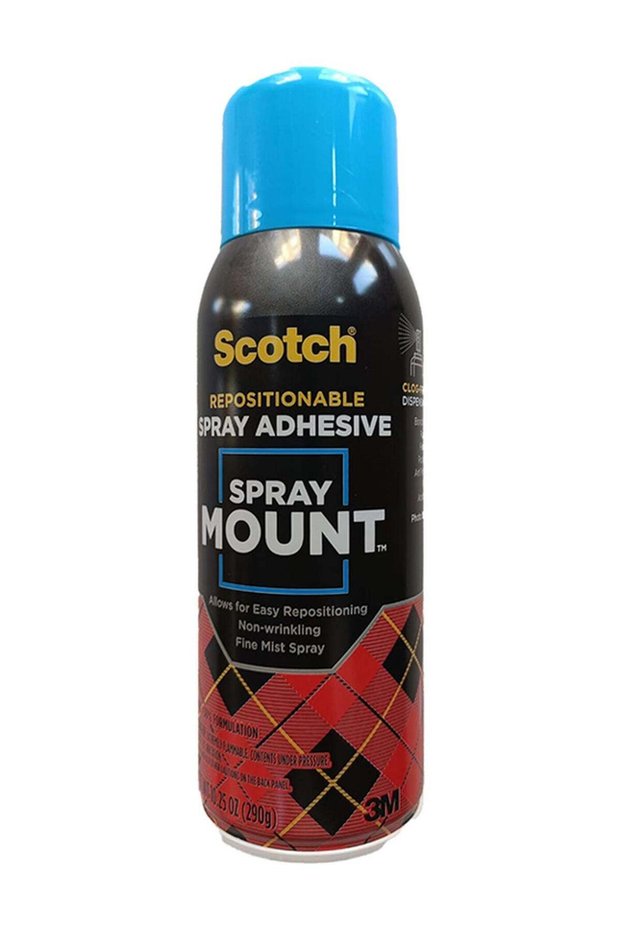 Spray Mount Repositionable Adhesive Clear