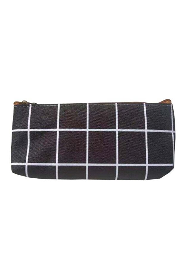 Canvas Pencil Case Black/White