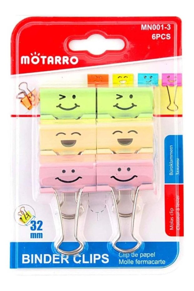 MOTARRO MN001-3 Binder Clips Metal Paper Clips for Office, School, Home & Document Organization