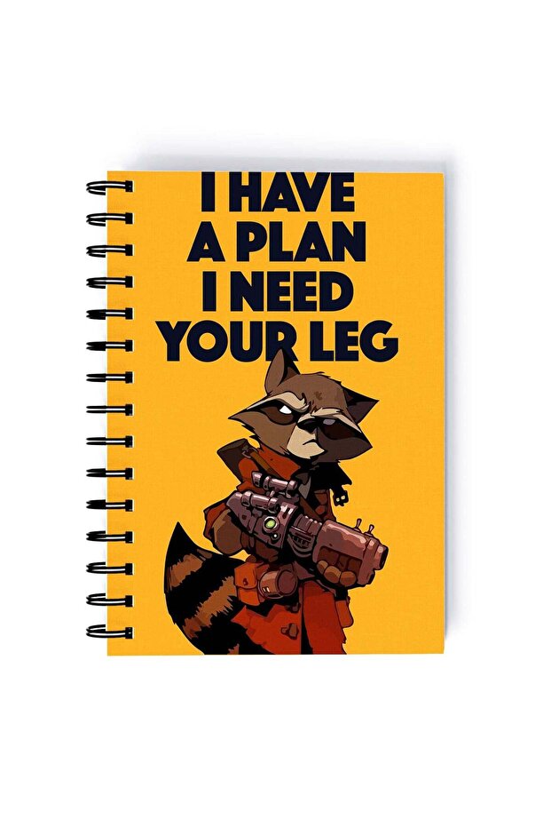 Spiral A5 Notebook Guardians of the Galaxy I need your Leg Quote Cyberpunk Aesthetic Guardians Volu