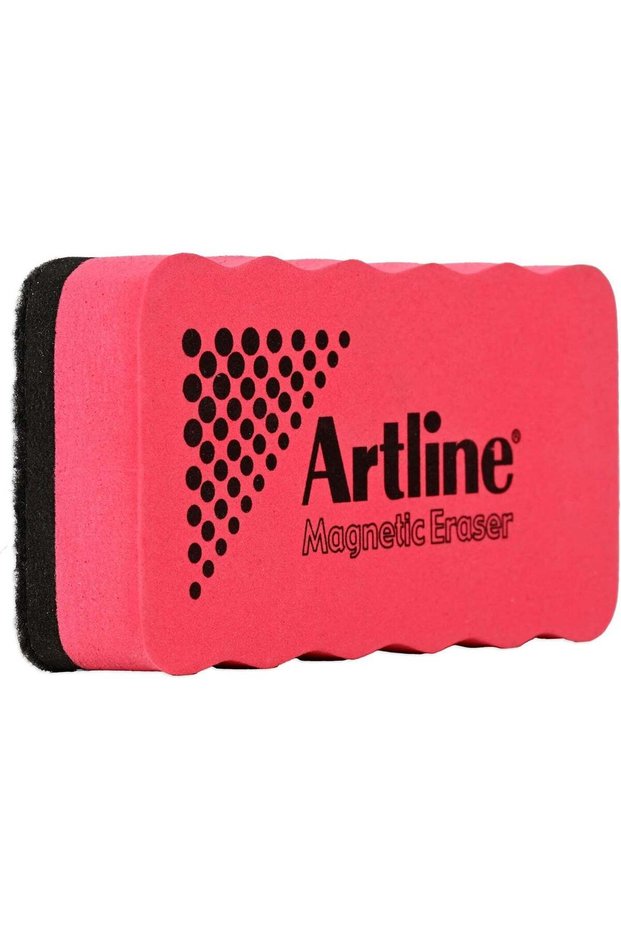 Artline Magnetic White Board Eraser - Red Color