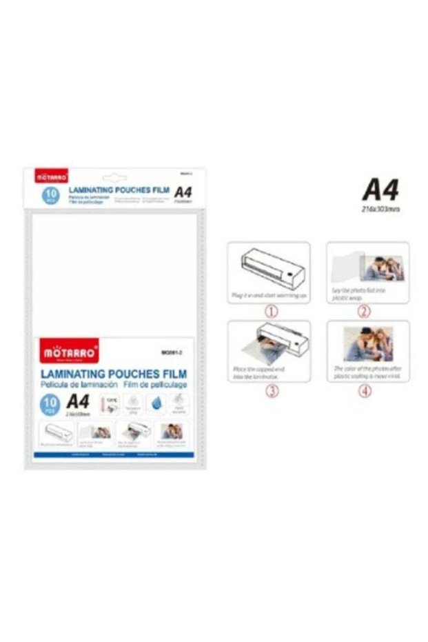 MOTARRO A4 Packaging Bags MQ061-2 - Excellent Quality, 2 x 125 Micron, Transparent, for Professiona