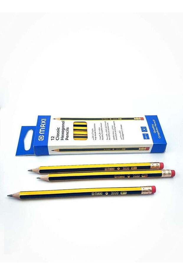 12-Piece HB Pencil Black/Yellow Black/Yellow