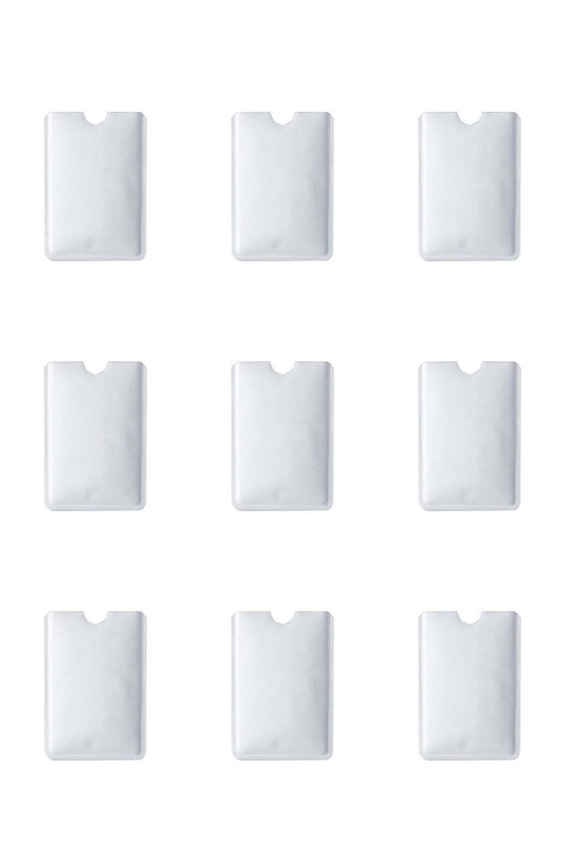 RFID Blocking Card Sleeves, Anti-Magnetic NFC Shielding Aluminum Foil Card Protectors, 9 Pack
