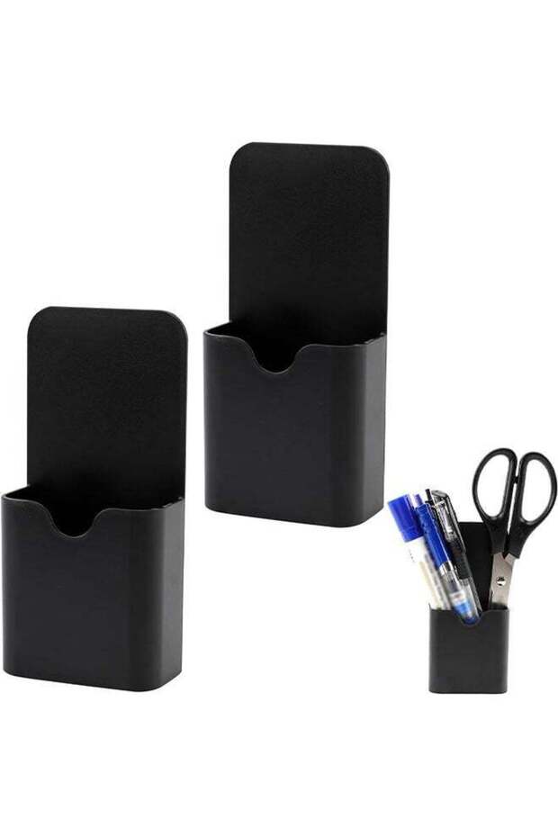 2 PCS Magnetic Pen Holder, Magnetic Dry Erase Marker Holder, Magnetic Marker Pencil Holder for Frid