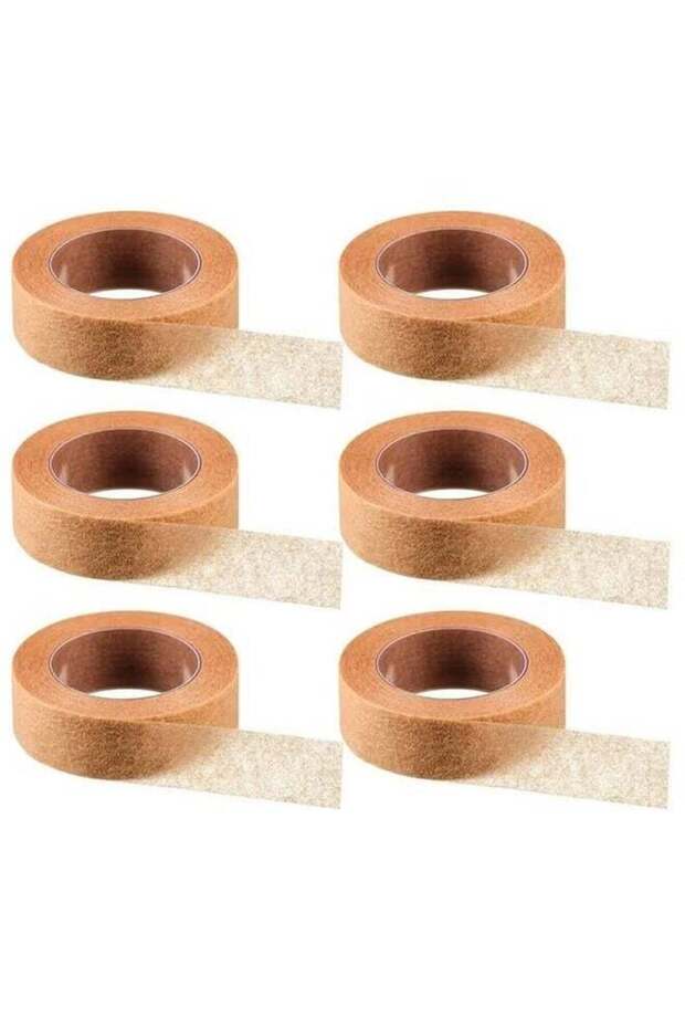6 Rolls Flexible Skin Tape Breathable Nose Tape Self Adhesive Gauze Tape for Wound Injuries Swellin