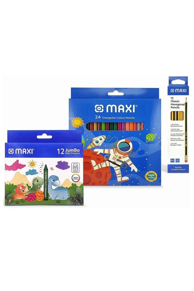48-Piece Colouring Value Stationery Pack