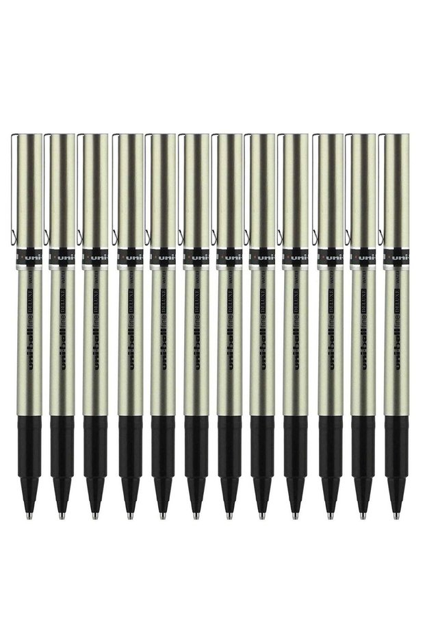 12-Piece Fine Deluxe Rollerball Pen Black Ink