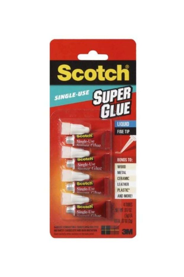 4-Piece Super Glue Liquid Clear