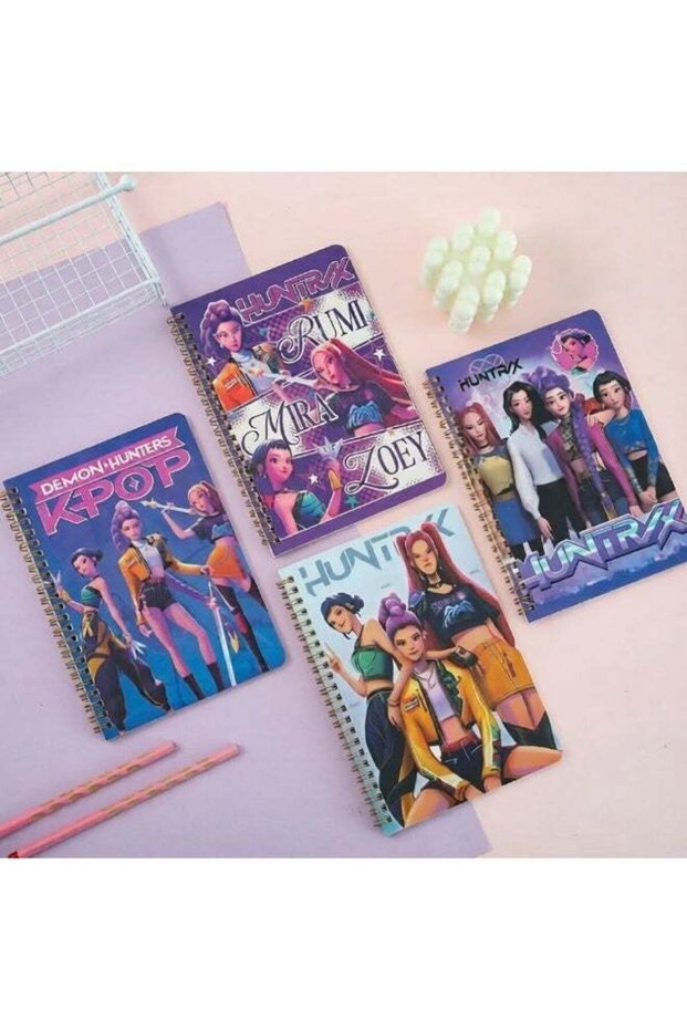 KPop Demon Hunters™ Journal-80 Lined Pages, Notebook Measures 5.59 x 8.19, K Pop Demon Hunters Merc
